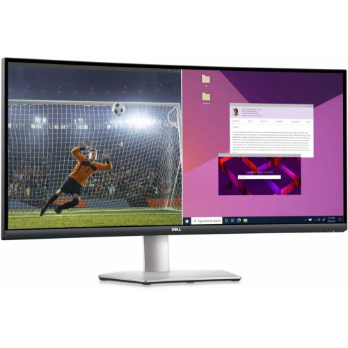 Монитор Dell S3423DWC (210-BEJE) серебристый/черный