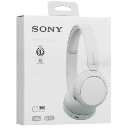 Беспроводные наушники Sony WH-CH520 белый