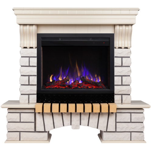 Электрокамин RealFlame Country WT с очагом Saphir 25,5