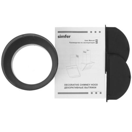 Вытяжка наклонная Simfer 8668SM белый