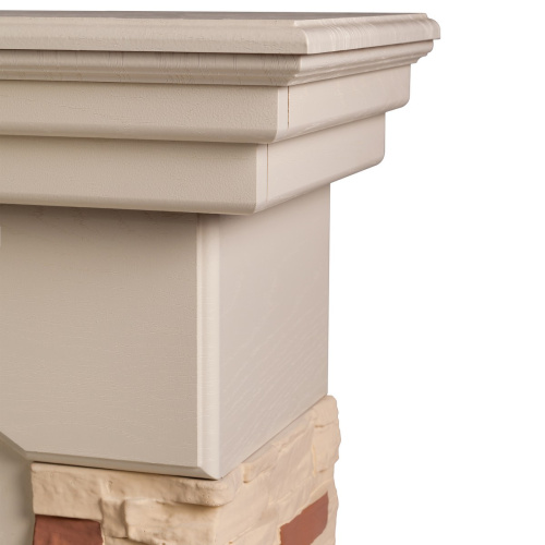 Электрокамин RealFlame Neapolis WT айвори с очагом Fobos Lux Black