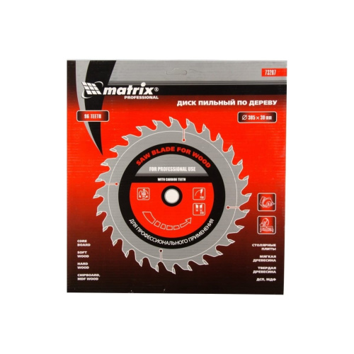 Круг пильный MATRIX Professional 73287
