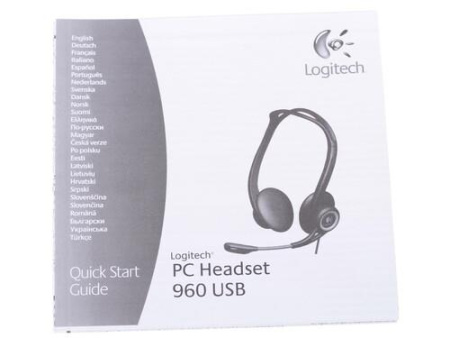 Проводные наушники Logitech PC 960 черный