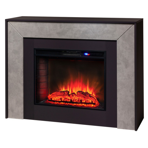 Электрокамин RealFlame Jersey 25,5 GR графит с очагом Sparta 25,5 LED