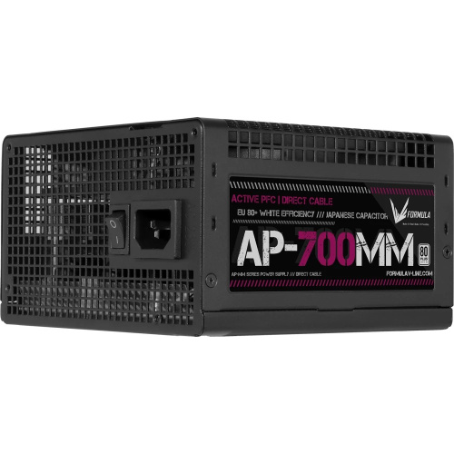 Блок питания Formula AP-700ММ 80 Plus White ATX 700W (20+4pin) APFC 120mm fan 6xSATA RTL