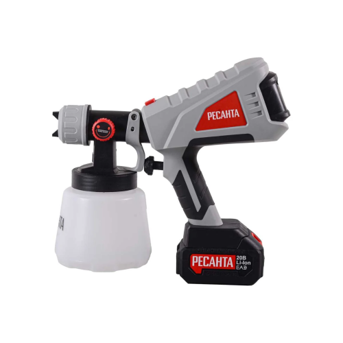 Краскопульт аккумуляторный Ресанта АКП-20Li с акк и ЗУ