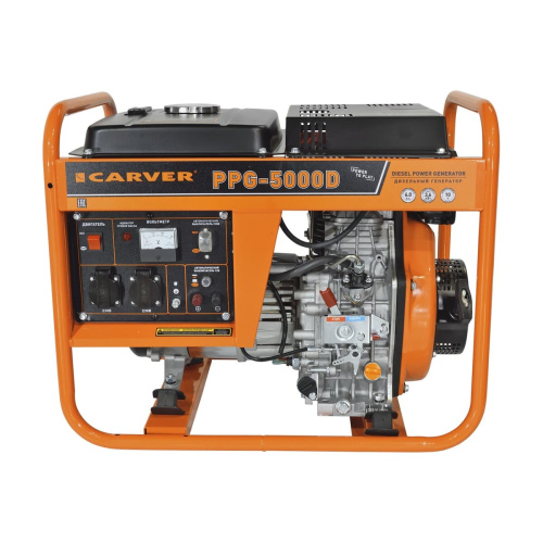 Генератор Carver PPG-5000D (01.020.00050) 3.6кВт