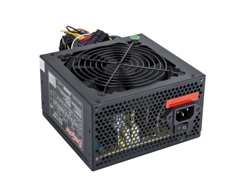 Блок питания Exegate EX221643RUS-S 600NPX, ATX, SC, black, 12cm fan, 24p+4p, 6/8p PCI-E, 3xSATA, 2xIDE, FDD + кабель 220V с защитой от выдергивания