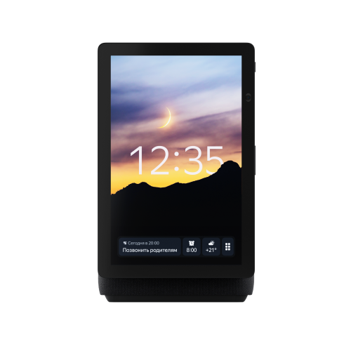 Яндекс Станция Дуо Макс YNDX-00055BLK с Алисой, с Zigbee, 60Вт , черный