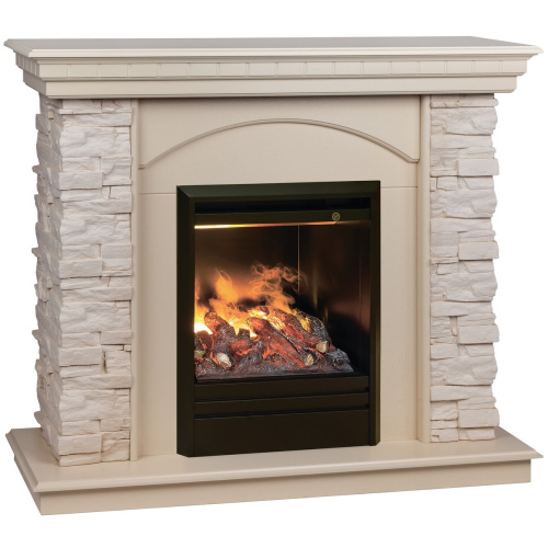 Электрокамин RealFlame Elford WT белый дуб с очагом 3D Olympic