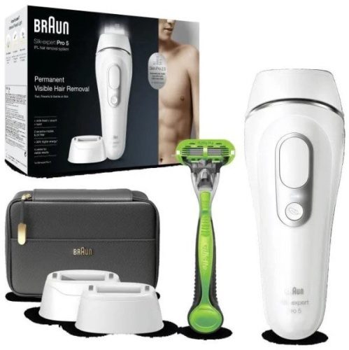 Фотоэпилятор Braun Silk expert Pro 5 IPL PL5145 белый