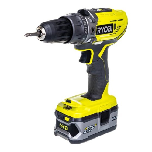 Дрель-шуруповёрт Ryobi ONE+ R18PD3-242S (5133003820) ударная 2АКБ+ЗУ