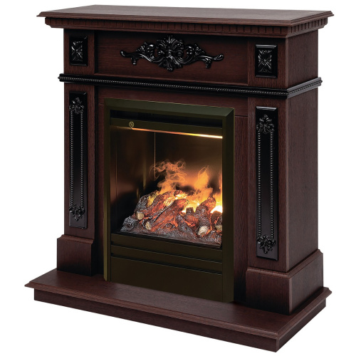 Электрокамин RealFlame Lilian DN орех с очагом 3D Olympic