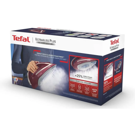 Утюг Tefal FV6820E0 вишневый/серебристый