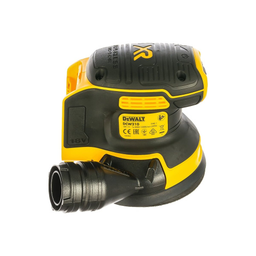Эксцентриковая шлифмашина DeWalt DCW210NT-XJ D125мм аккум. жестк.кейс