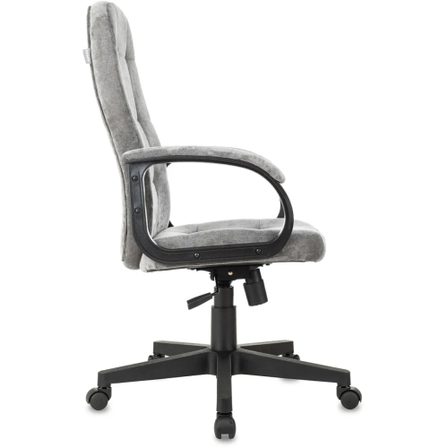 Кресло руководителя Бюрократ CH 002 Fabric серый Light-19 крестов. пластик