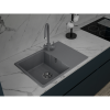 Кухонная мойка GRANFEST Urban 668L dark gray