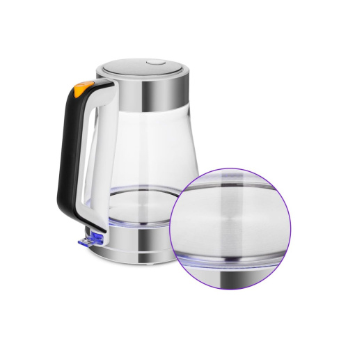 Чайник электрический Kitfort КТ-6626 нерж/черный