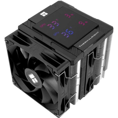 Кулер Thermalright Peerless Assassin 120 Digital Black LGA115X/1200/1700/1851AM4/AM5 (Dual Tower, 2x120mm PWM Fan, медное основание, 6 тепл. трубок)