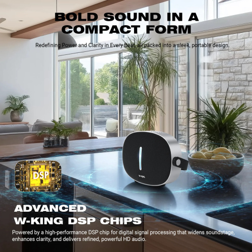 Портативная колонка W-King T8II граффити