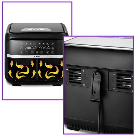 Аэрогриль Kitfort КТ-2248 черный