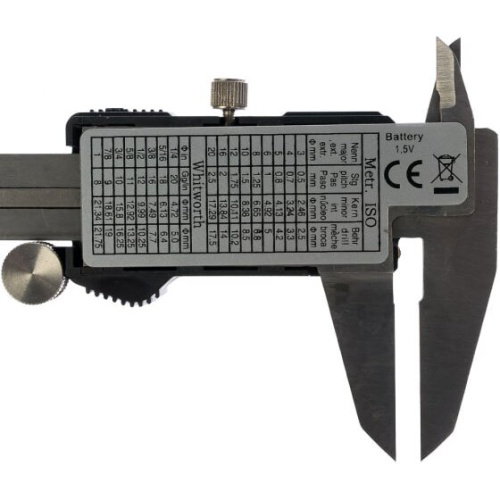 Штангенциркуль MATRIX 31611 150мм электронный погрешность 0.02мм 100мм,0.03мм 100–200мм