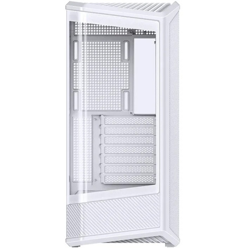 Корпус JONSBO D400 White без БП, боковая панель из закаленного стекла (панорама), mini-ITX, micro-ATX, ATX, белый