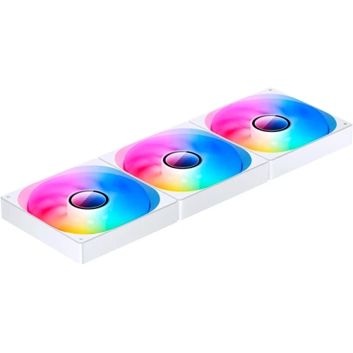 Вентилятор JONSBO ZW-140W (3 in 1) 140х140х26мм (PWM, ARGB LED, 800-1800об/мин, белый) Retail