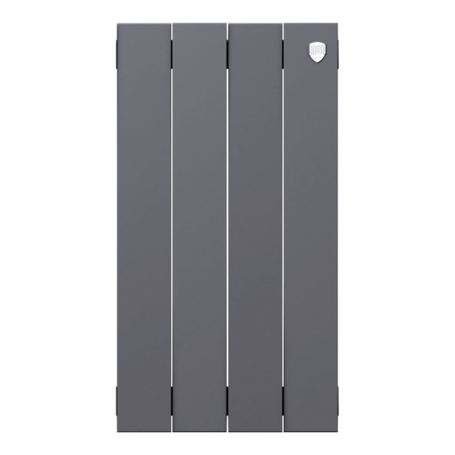 Биметаллический радиатор отопления Royal Thermo PianoForte 500 серебристый 4 секции