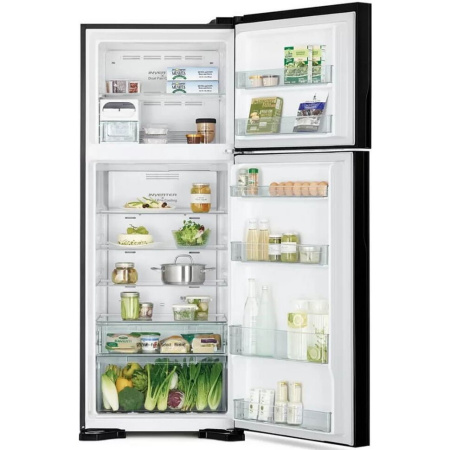 Холодильник Hitachi HRTN7489DF BBKCS 2-хкамерн. черный