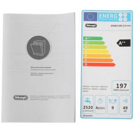 Посудомоечная машина DeLonghi DDWS09S Citrino белый