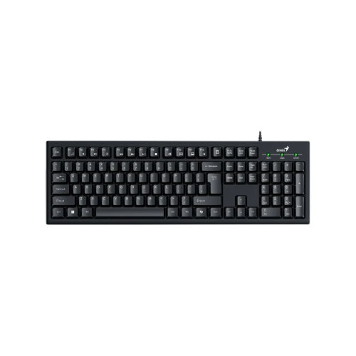 Комплект проводной клавиатура+мышь Genius KM-100SE USB черный