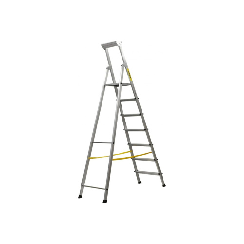 Cтремянка Inforce СП-01-07 алюминиевая с ал. лотком 7 ступеней
