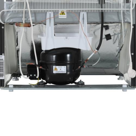 Холодильник с морозильником Бирюса B980NF черный