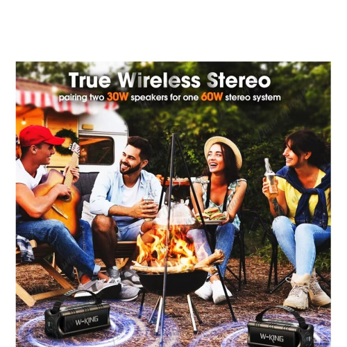 Портативная колонка W-King D8 Mini черный