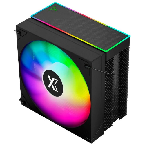 Кулер XASTRA AR400 ARGB BK LGA1851/1700/1200/115X/AM5/AM4 (TDP 220W, 4 тепл.трубки, PWM Fan ARGB 120mm , top cover with ARGB led, black h