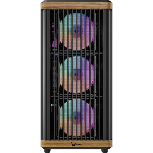 Корпус Formula TimberLine T1 черный без БП ATX 4x120mm 2xUSB3.0 audio bott PSU