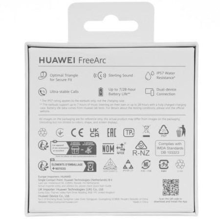 Наушники TWS HUAWEI FreeArc черный