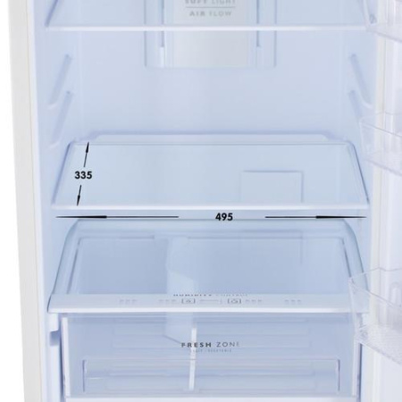 Холодильник с морозильником Бирюса 960NF белый