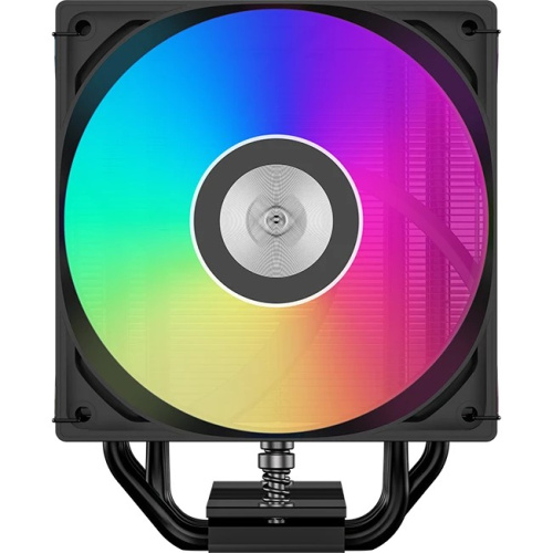 Кулер PcCooler RT500 Digital ARGB BK (240W, 4-pin PWM, LED temp., 152mm, Al/Cu, 5x6mm, 1x120mm, 73.32CFM, 34.9dBA, 2200RPM)