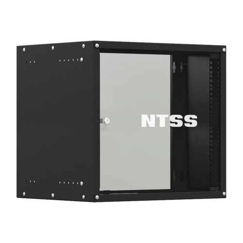 Шкаф коммутационный NTSS NTSS-W6U6060GS-BL настенный 6U 570x600мм черный