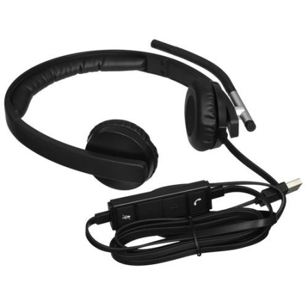 Проводные наушники Logitech H650e черный
