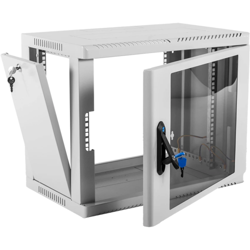 Шкаф коммутационный ЦМО ШРН-12.350 настенный 12U 600x359мм серый
