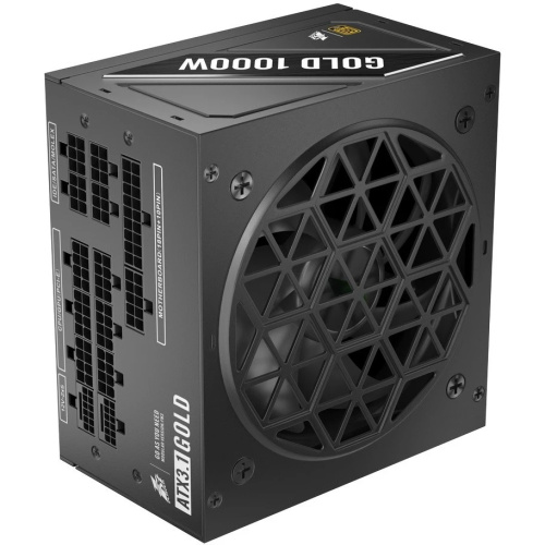 Блок питания 1STPLAYER NGDP Gold (HA-1000BA4) 1000W Black / ATX 3.1, APFC, 80 Plus Gold, LLC+DC-DC, 120mm fan, full modular