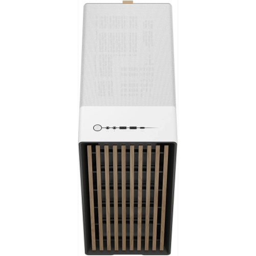 Корпус Fractal Design North TG Clear Tint (FD-C-NOR1C-04), без БП, Midi-Tower, 2x140mm, 2xUSB-A 3.2 + 1xUSB Type-C ATX, mITX Wood pan