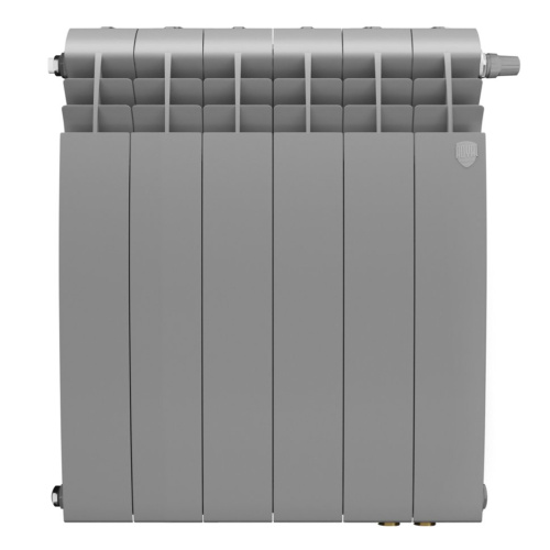 Биметаллический радиатор отопления Royal Thermo BiLiner 500 Silver Satin VR80 6 секций