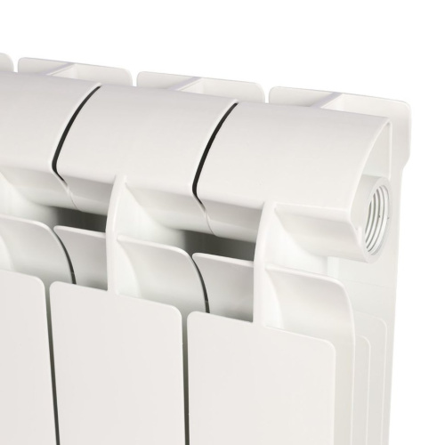 Радиатор алюминиевый Global VOX-R 200 6 секций боковое подключение белый RAL 9010