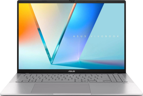 Ноутбук ASUS VivoBook S16 S3607VA-RP105 16", IPS, Intel Core 5 210H 2.2ГГц, 8-ядерный, 16ГБ DDR5, 512ГБ SSD, Intel UHD Graphics, без операционной системы, серебристый [90nb1671-m007r0]