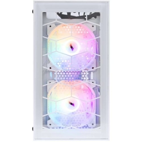 Корпус 1STPLAYER FIREBASE X1 White (X1-WH-3F1-W) / mATX / 3x120mm LED fans