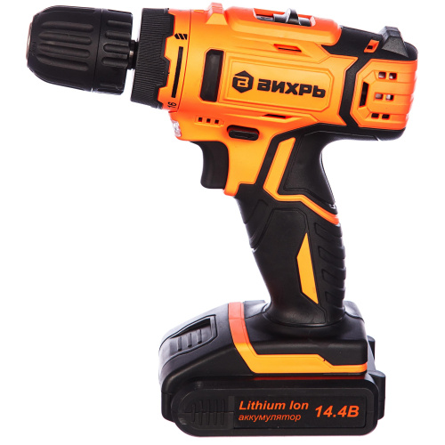 Дрель-шуруповерт ВИХРЬ ДА-14,4Л-2 72/14/15